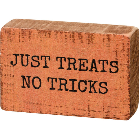 Just Treats Box Sign