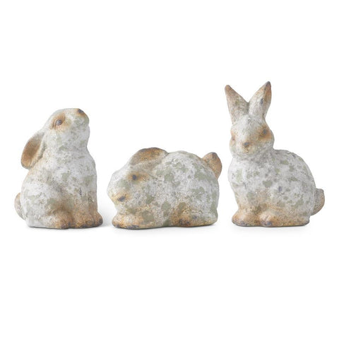 Patina Terracotta Garden Bunnies