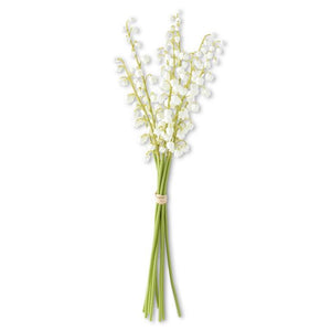 White Real Touch Lily of the Valley Bundle
