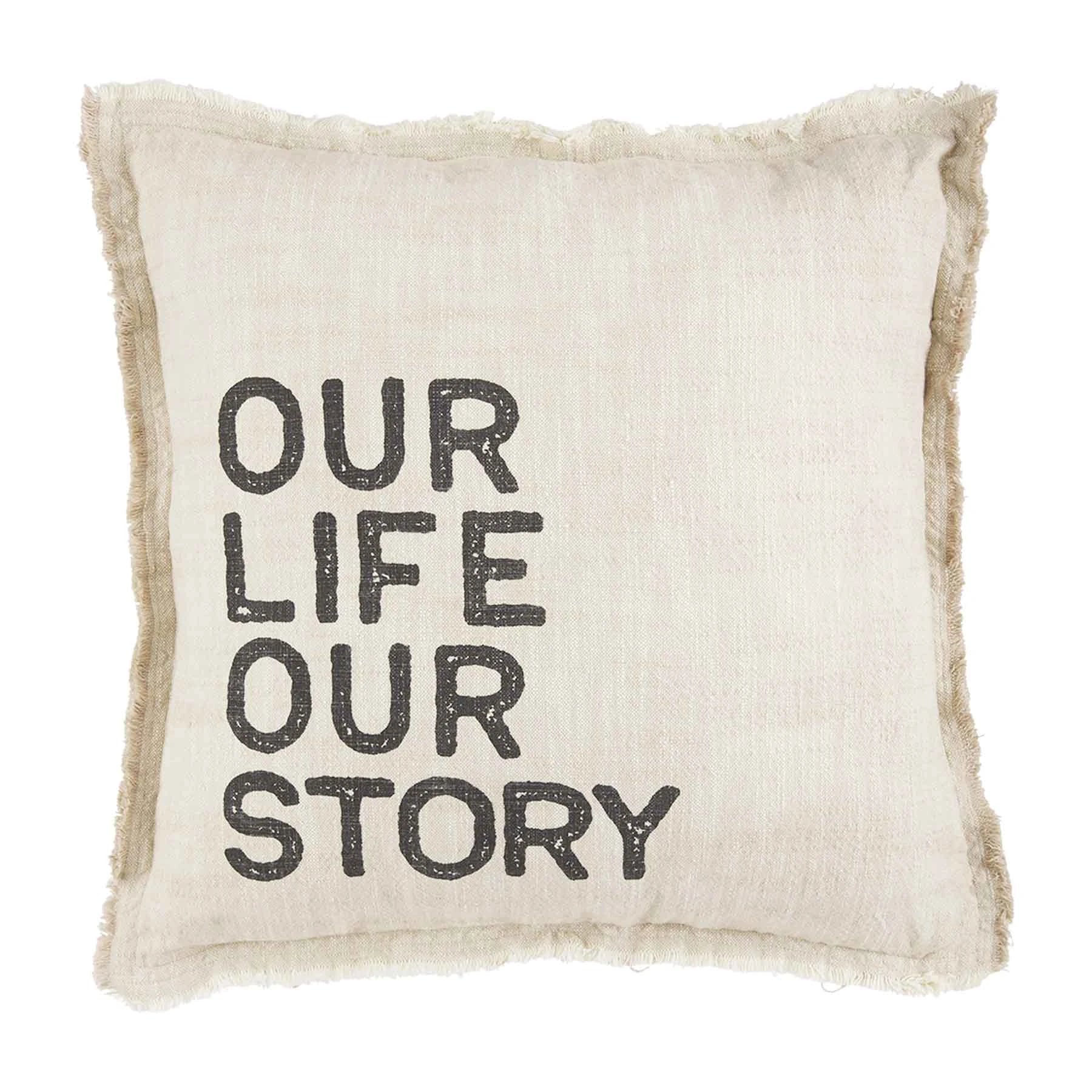 Our Story Cotton Pillow