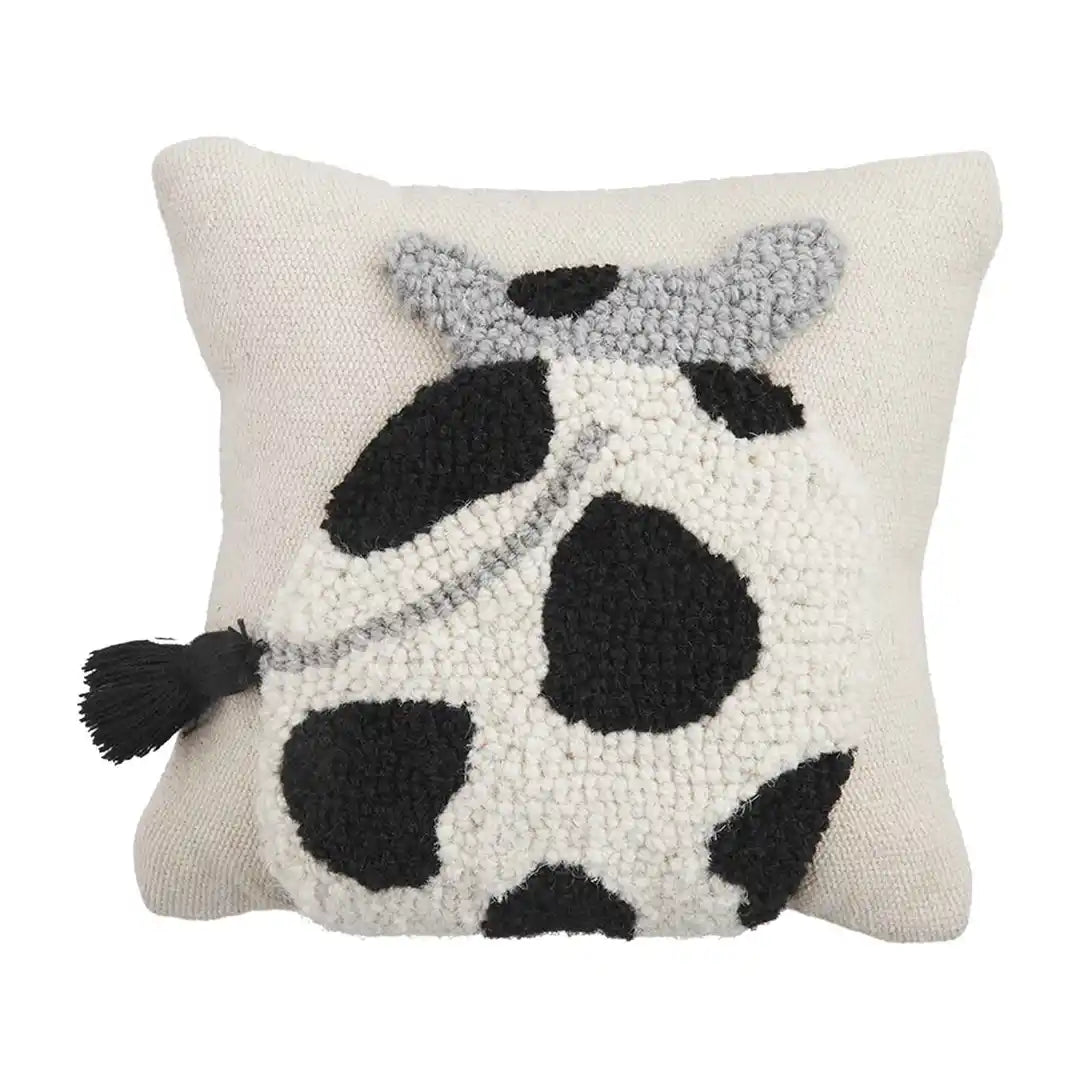 Cow Mini Farm Hook Pillow