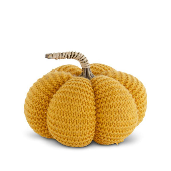 Knit Stuffed Pumpkin