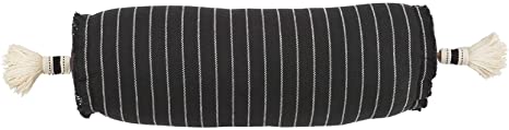 Black Stripe Bolster Pillow
