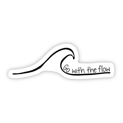 Go with the Flow Sticker