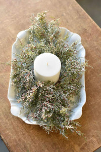 Snowy Cedar & Berries Centerpiece