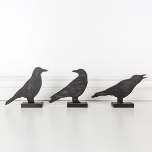 Black Birds Wood Cutouts