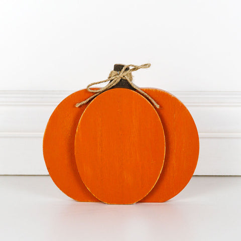 Chunky Wood Pumpkin Cutout