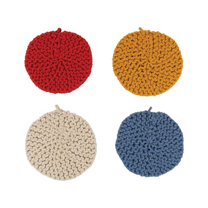 At the Table Collection Potholder Round