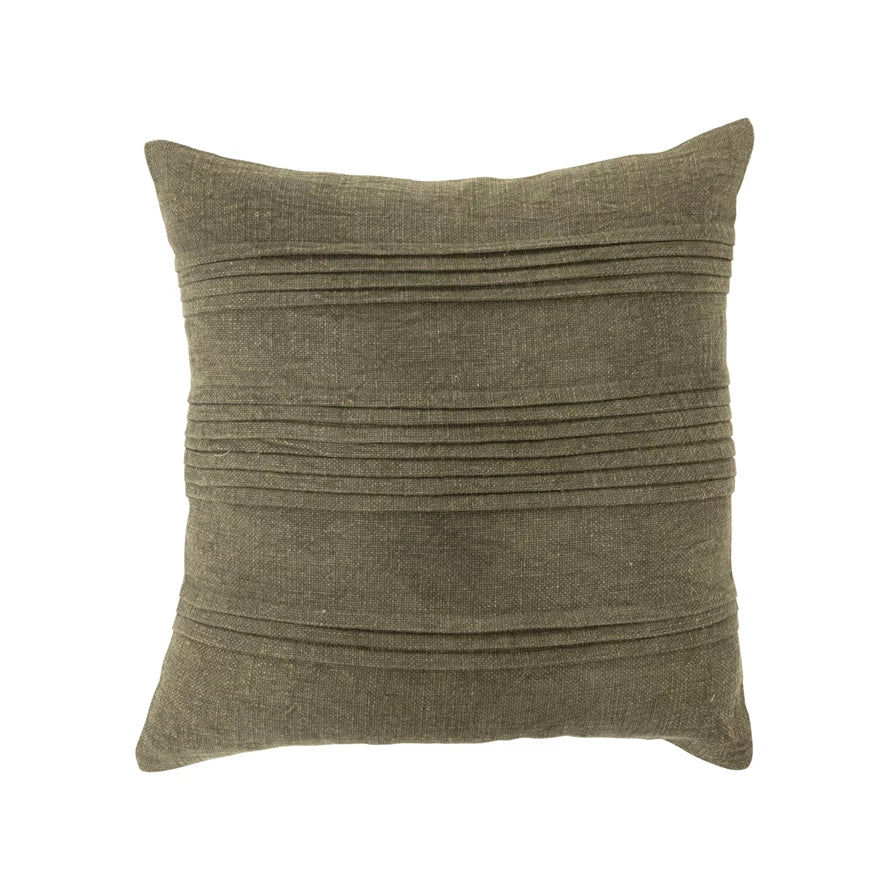 Cotton Pleated Pillow