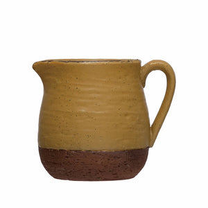 Stoneware Creamer, Reactive Glaze