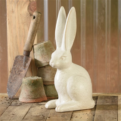 Sitting Hare-Matte White