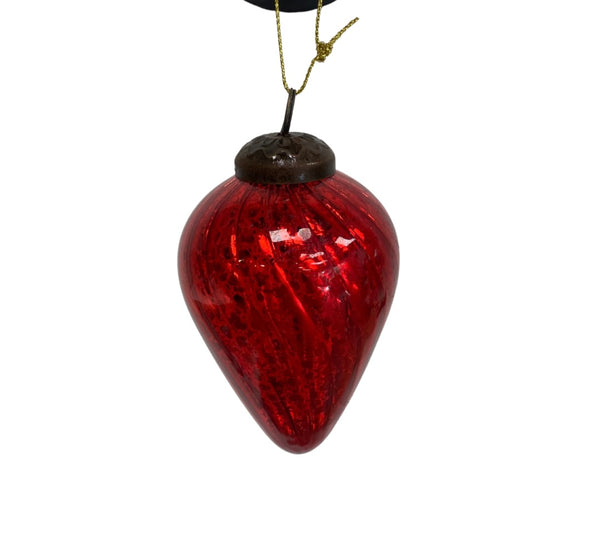 Mini Shapes Ornament- Red