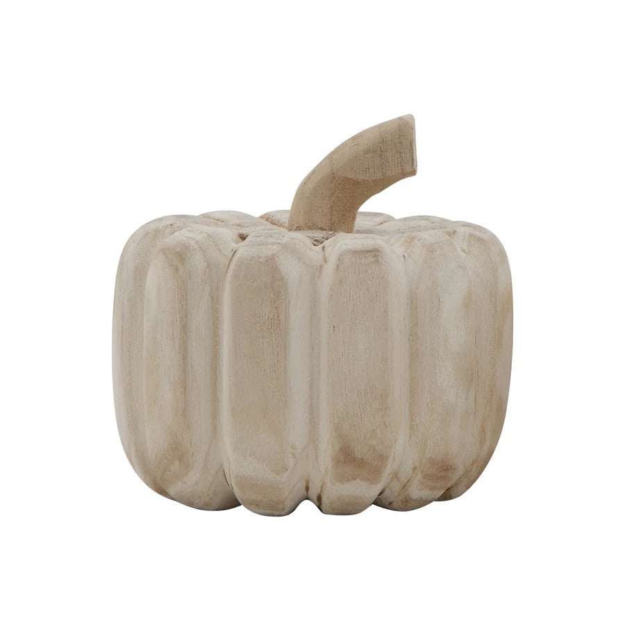 Hand Carved Paulownia Pumpkin