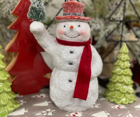 Sugar Glittered Snowman