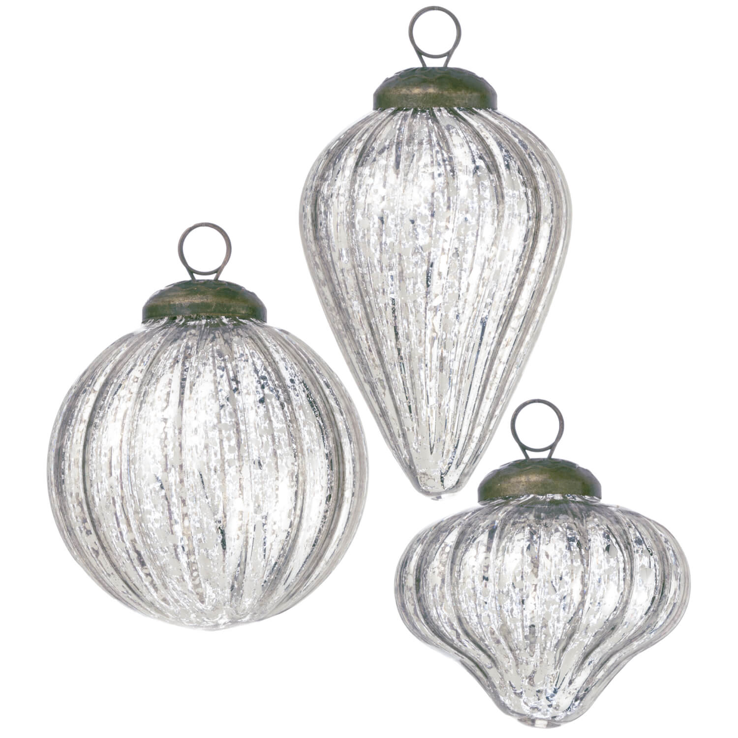 Mini Shape Ornament - Silver