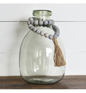 Grey Bead with Tassel