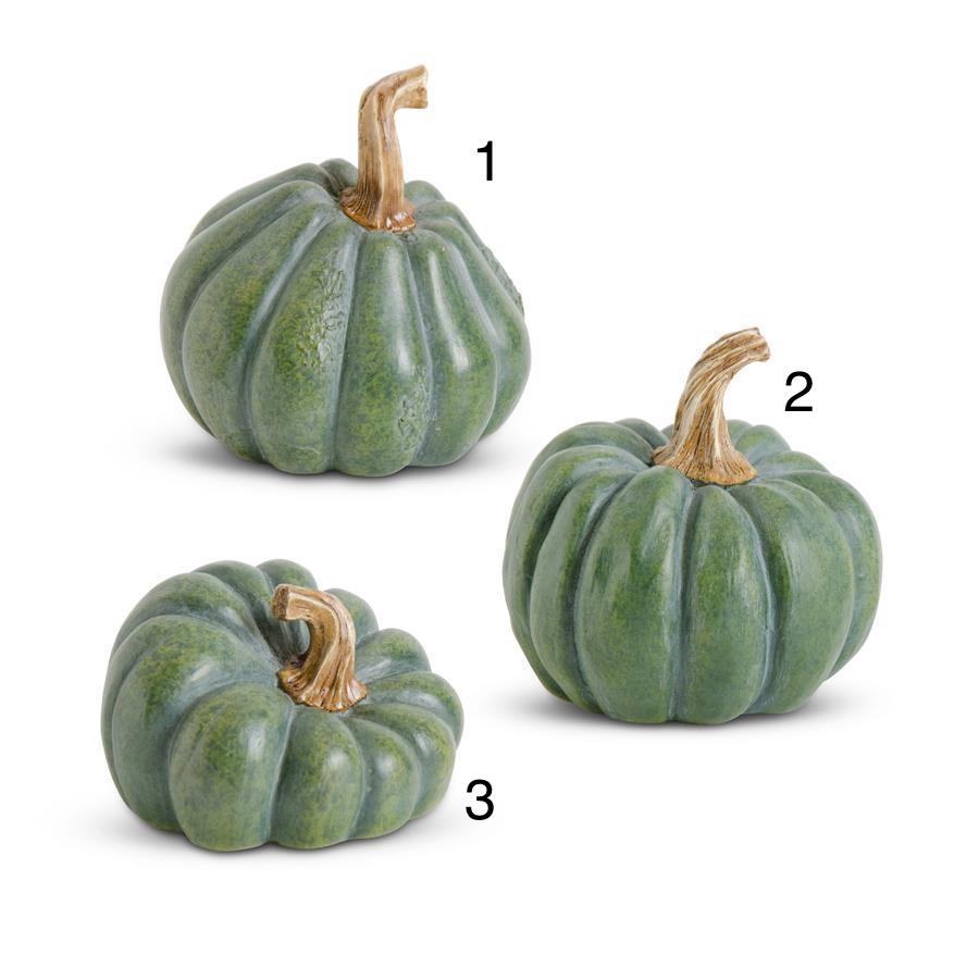 Green Resin Pumpkins