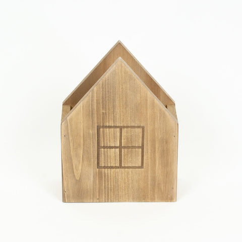 Wooden house planter