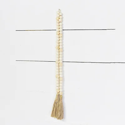 Washed Bead with Tassel
