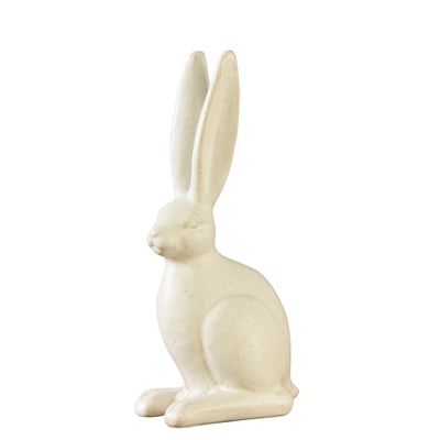 Sitting Hare-Matte White