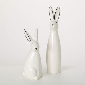 Abstract Porcelain Bunny
