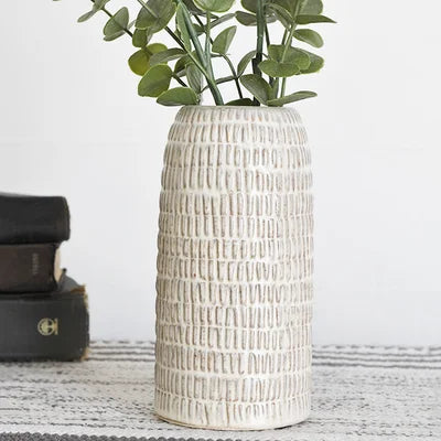 Cross Pattern Vase