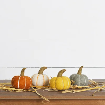 Felt Pumpkins